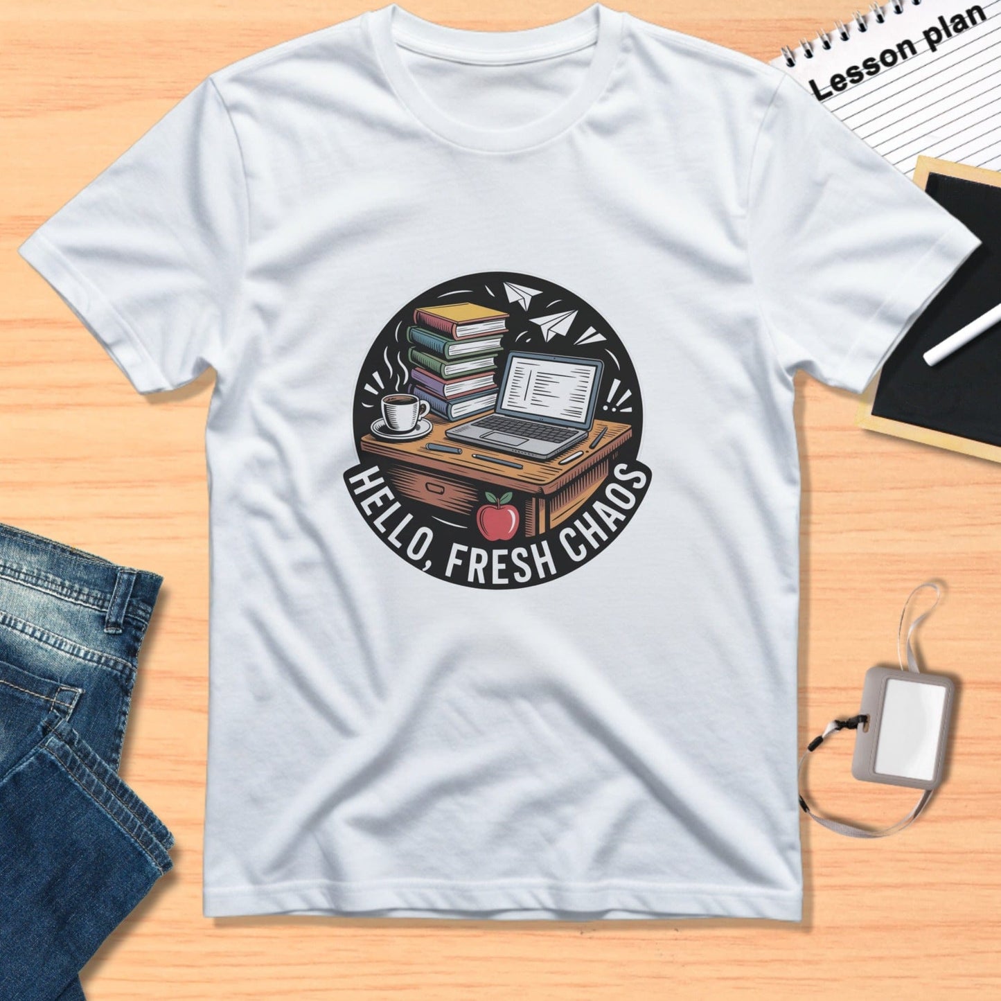 Hello Fresh Chaos Illustration T-Shirt Product