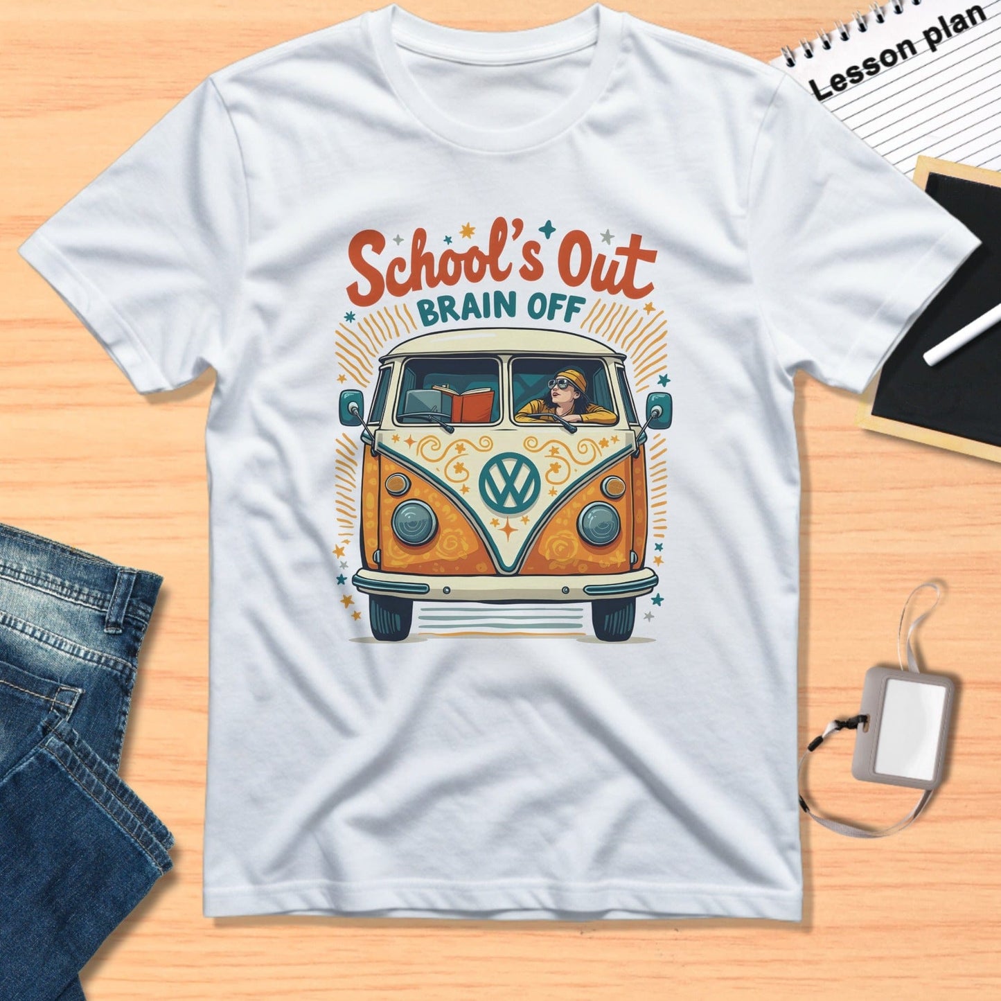 School's Out Brain Off Summer Fun T-shirt