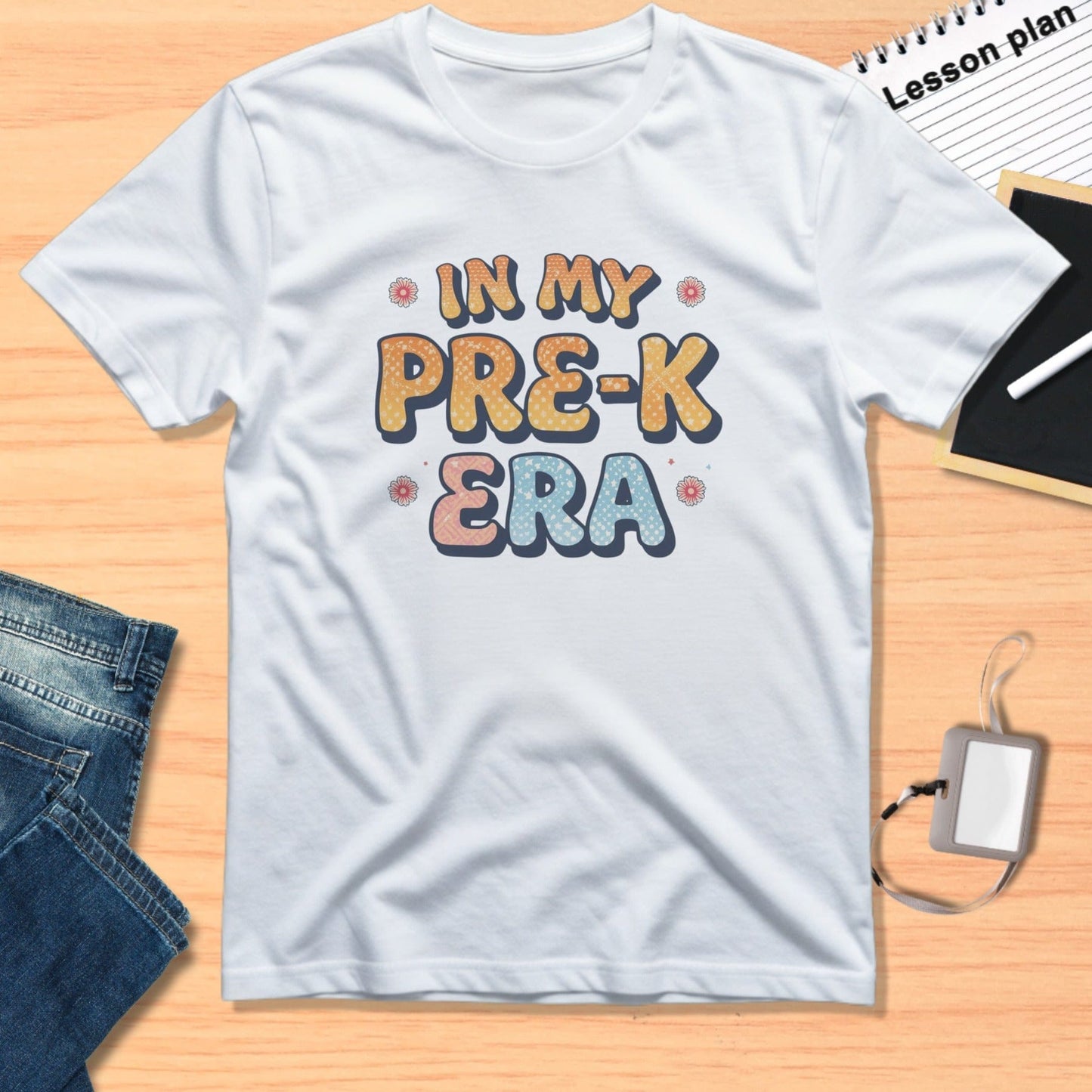 In My Pre-K Era Graphic Tee for Early Education