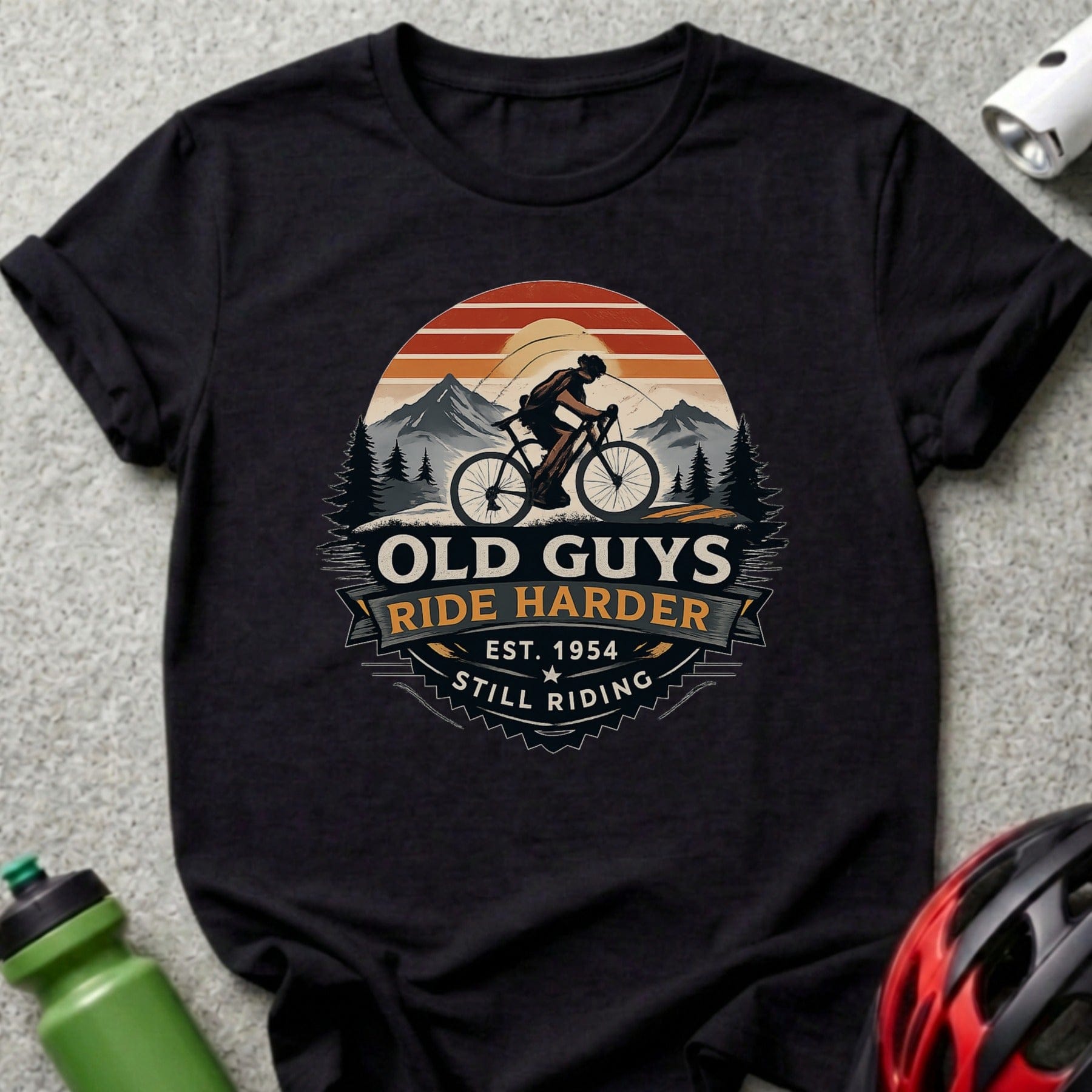 Old Guys Ride Harder Still Riding Cycling Shirt