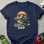 Funny Biker Quote It Looked Flat On The Map product type