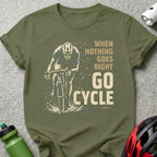 When Nothing Goes Right Go Cycle Graphic T-shirt