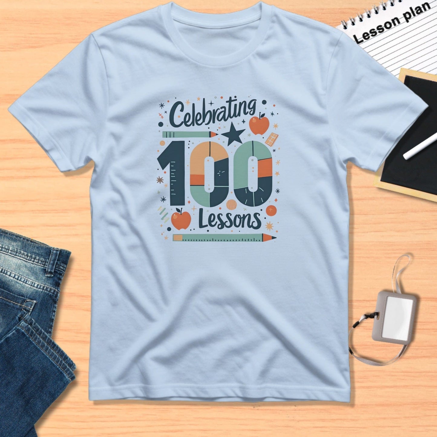 Celebrating 100 Lessons Graphic Tee Product