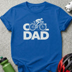 Cool Dad Cycling Graphic Tee in Blue Father's Day Gift