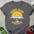 Ride and Shine Bicycle Graphic Tee Shirt