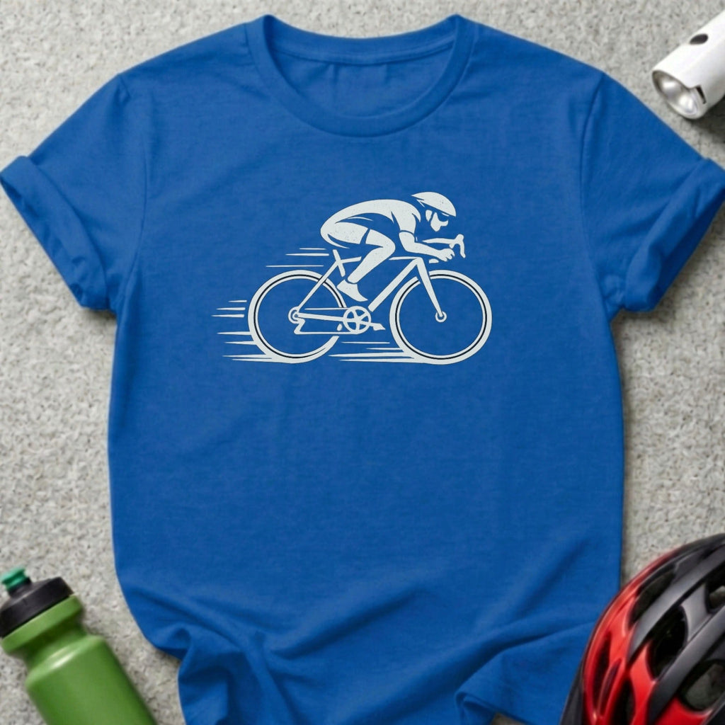 Cycling Enthusiast Graphic Tee Shirt for Sporty Lifestyle
