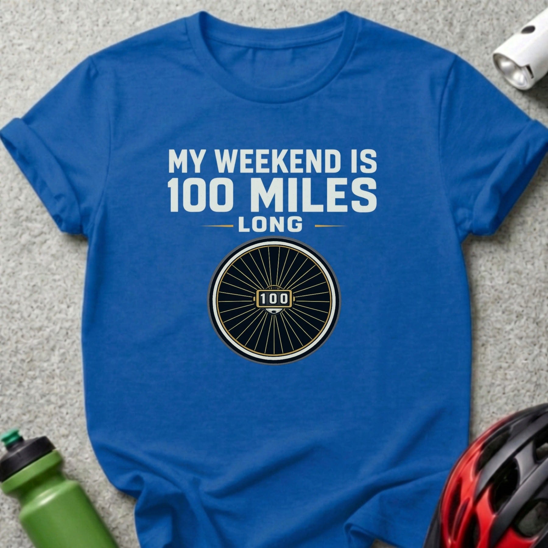 My Weekend Is 100 Miles Long Cycling product type