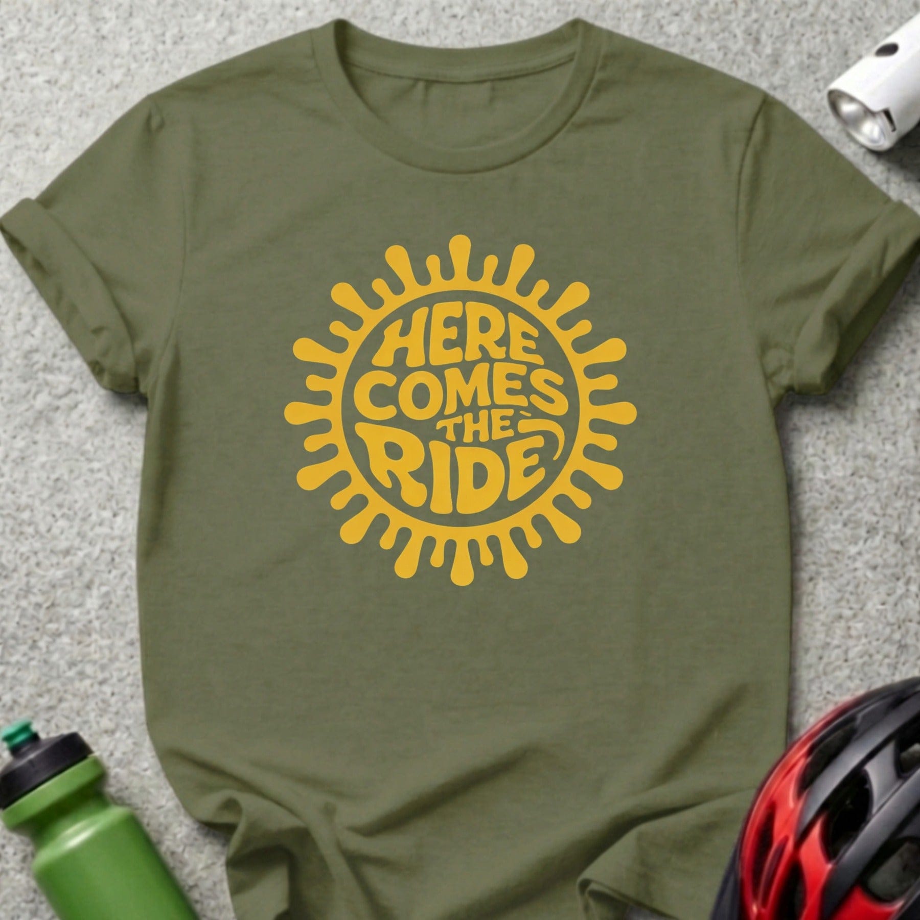 Here Comes The Ride Fun Graphic T-shirt