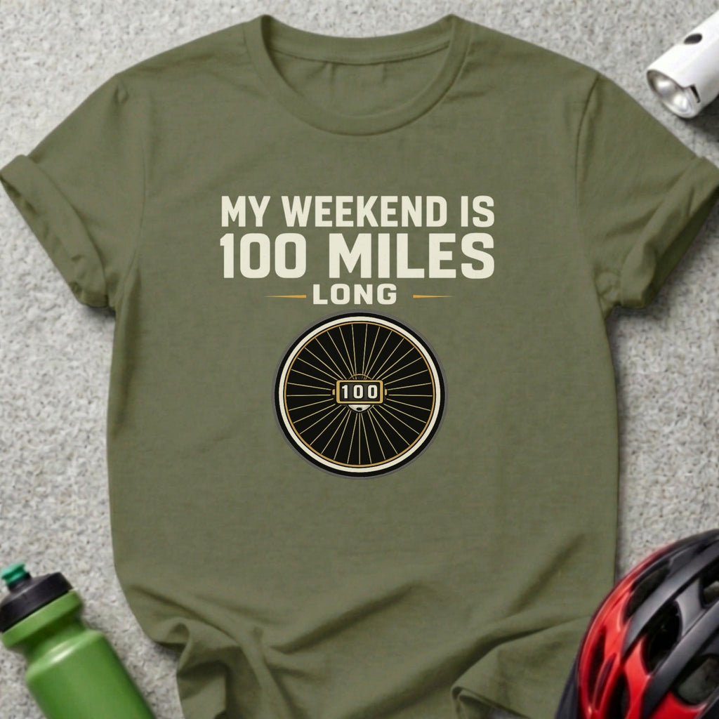 My Weekend Is 100 Miles Long Cycling product type