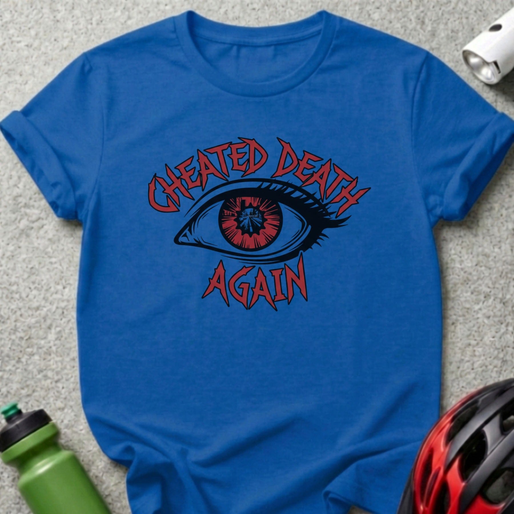 Cheated Death Again Graphic Eye Design Shirt