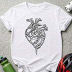 Intricate Mechanical Heart Design T-Shirt