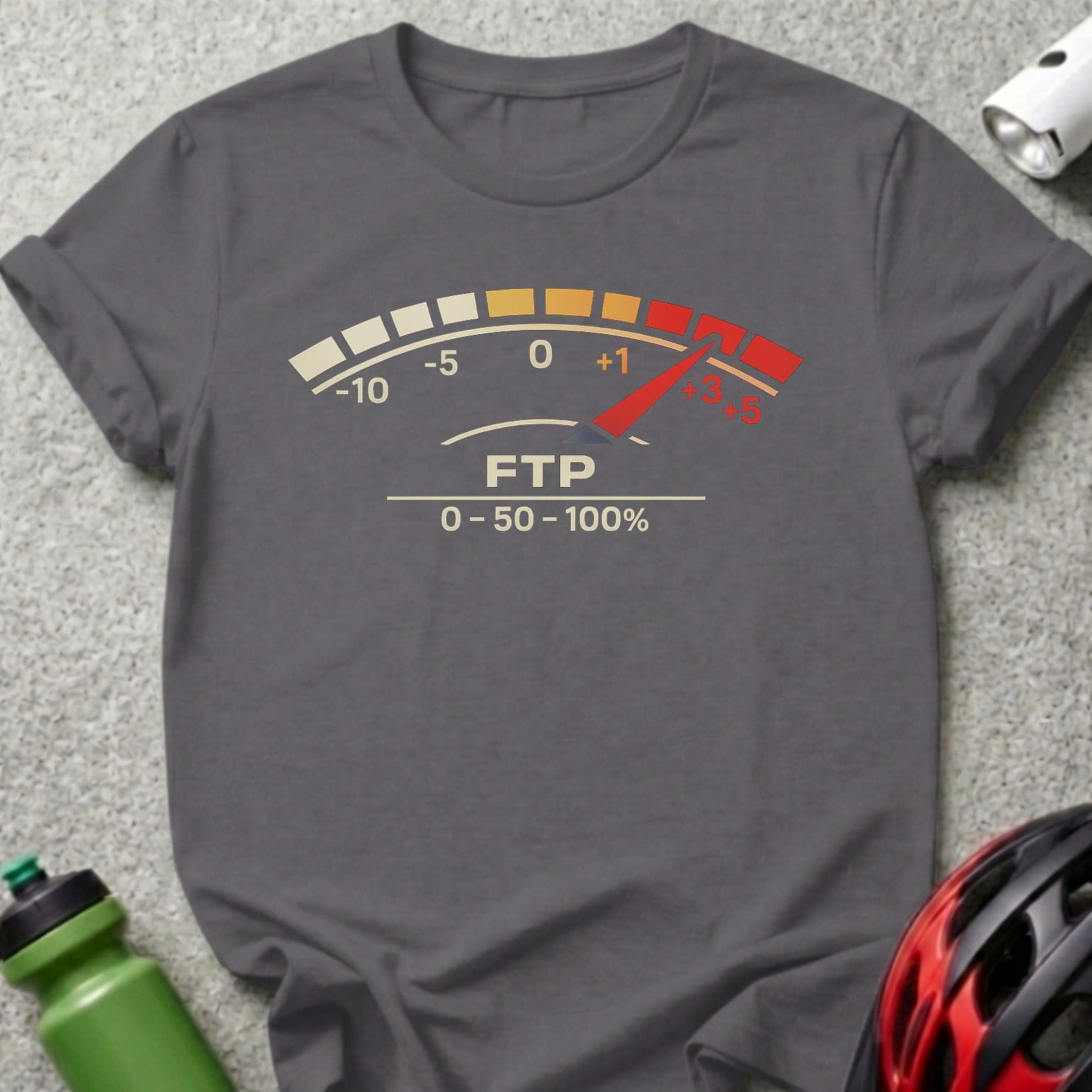 FTP Gauge Design Cycling Enthusiast T-Shirt