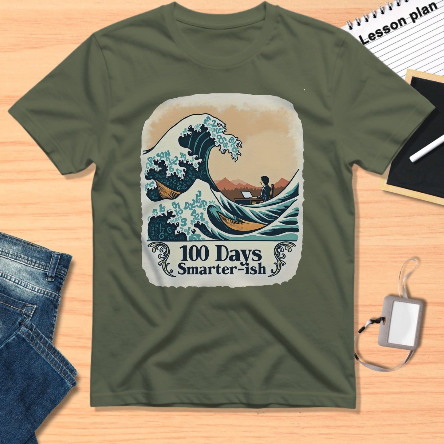 100 Days Smarter-ish Graphic Novelty T-shirt