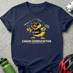 Chain ConDucktor Cycling Themed Graphic T-shirt