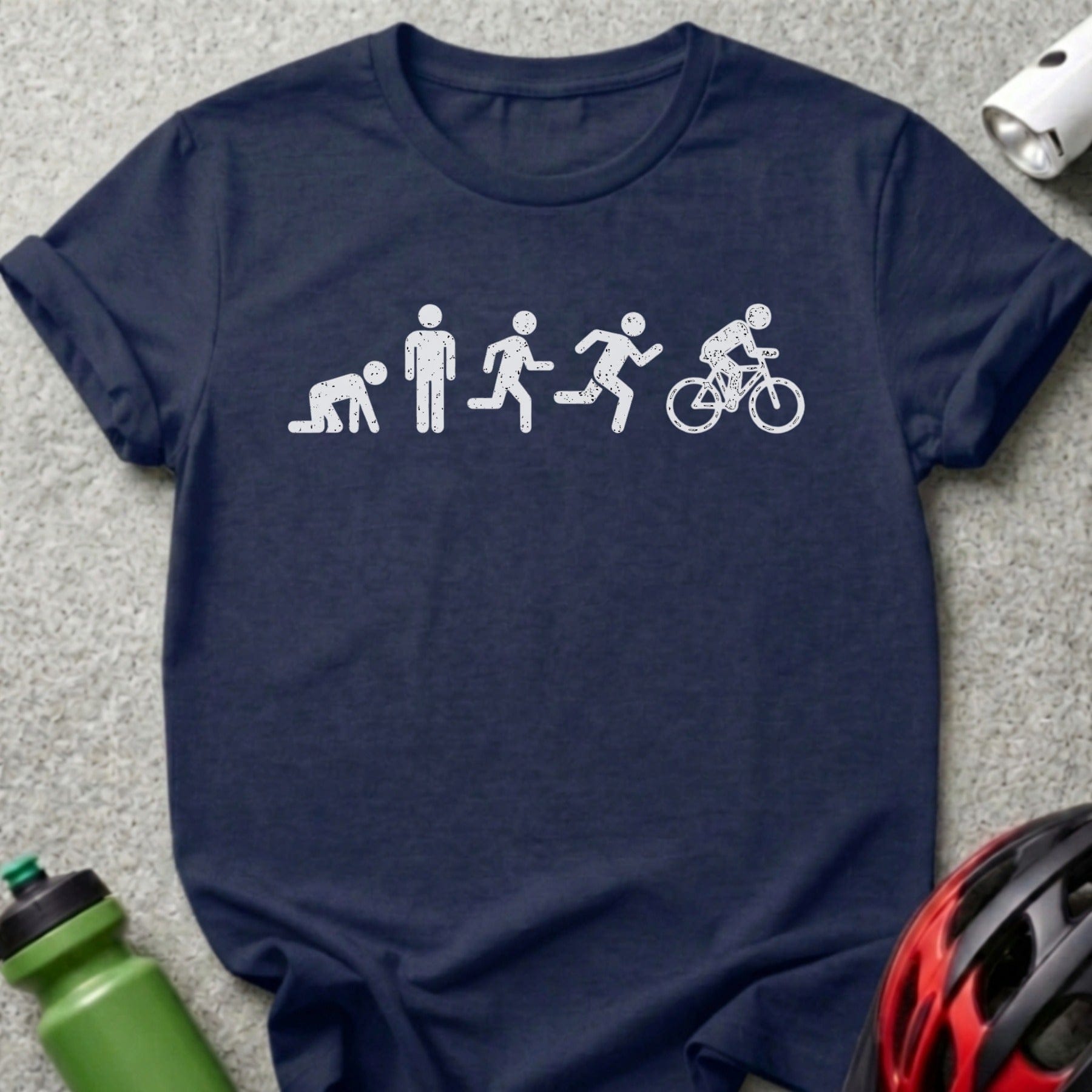 Evolution of Fitness Graphic Tee for Active Lifestyle