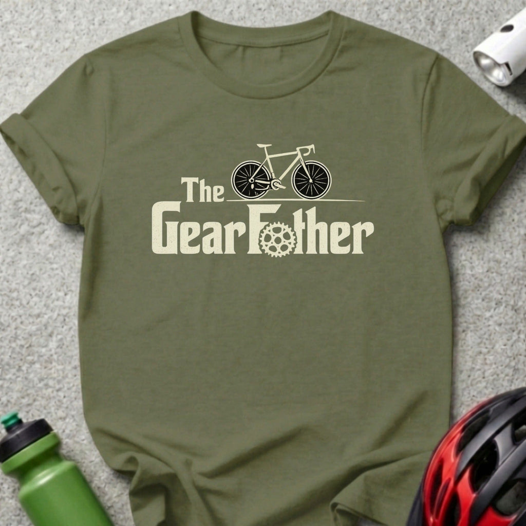 The Gear Father Bicycle Graphic Tee Shirt