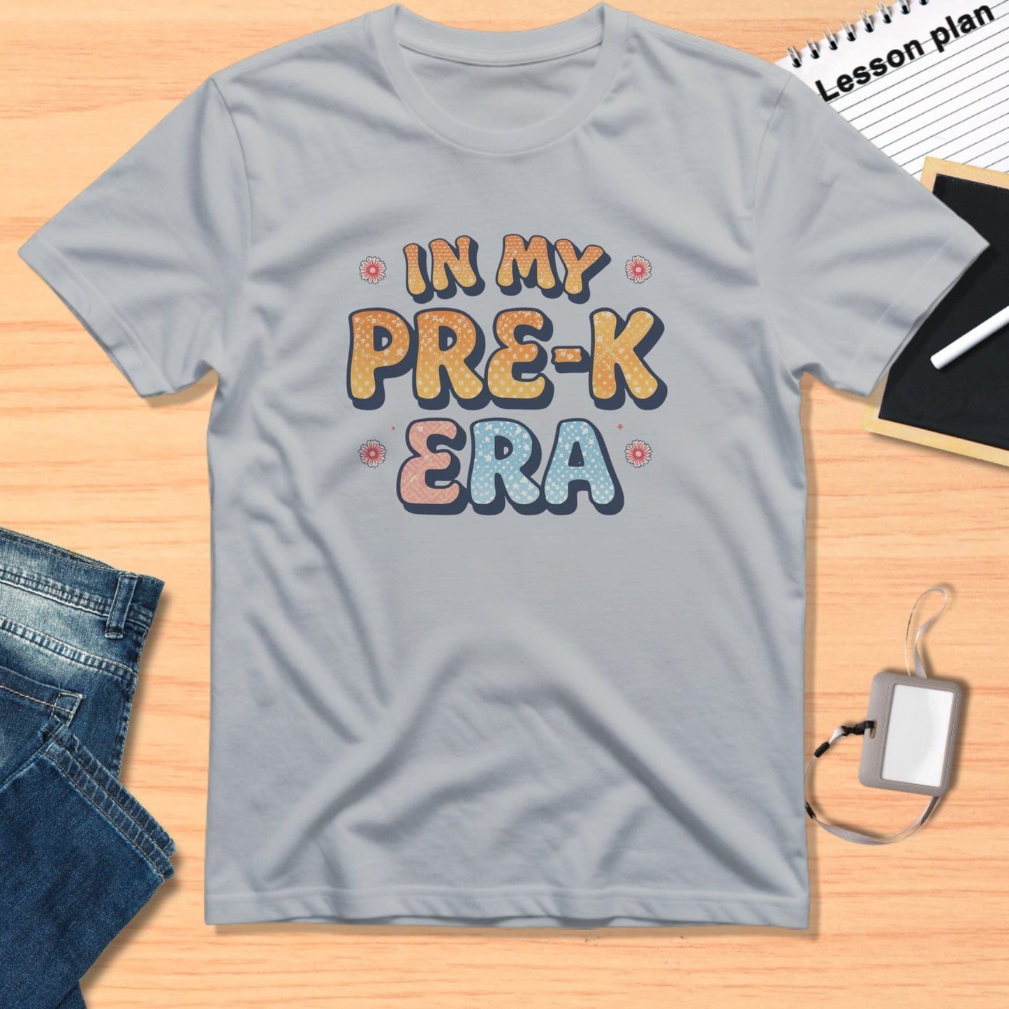 In My Pre-K Era Colorful Fun Themed Shirt