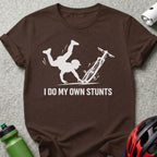 I Do My Own Stunts T-shirt Funny Bike Crash Tees