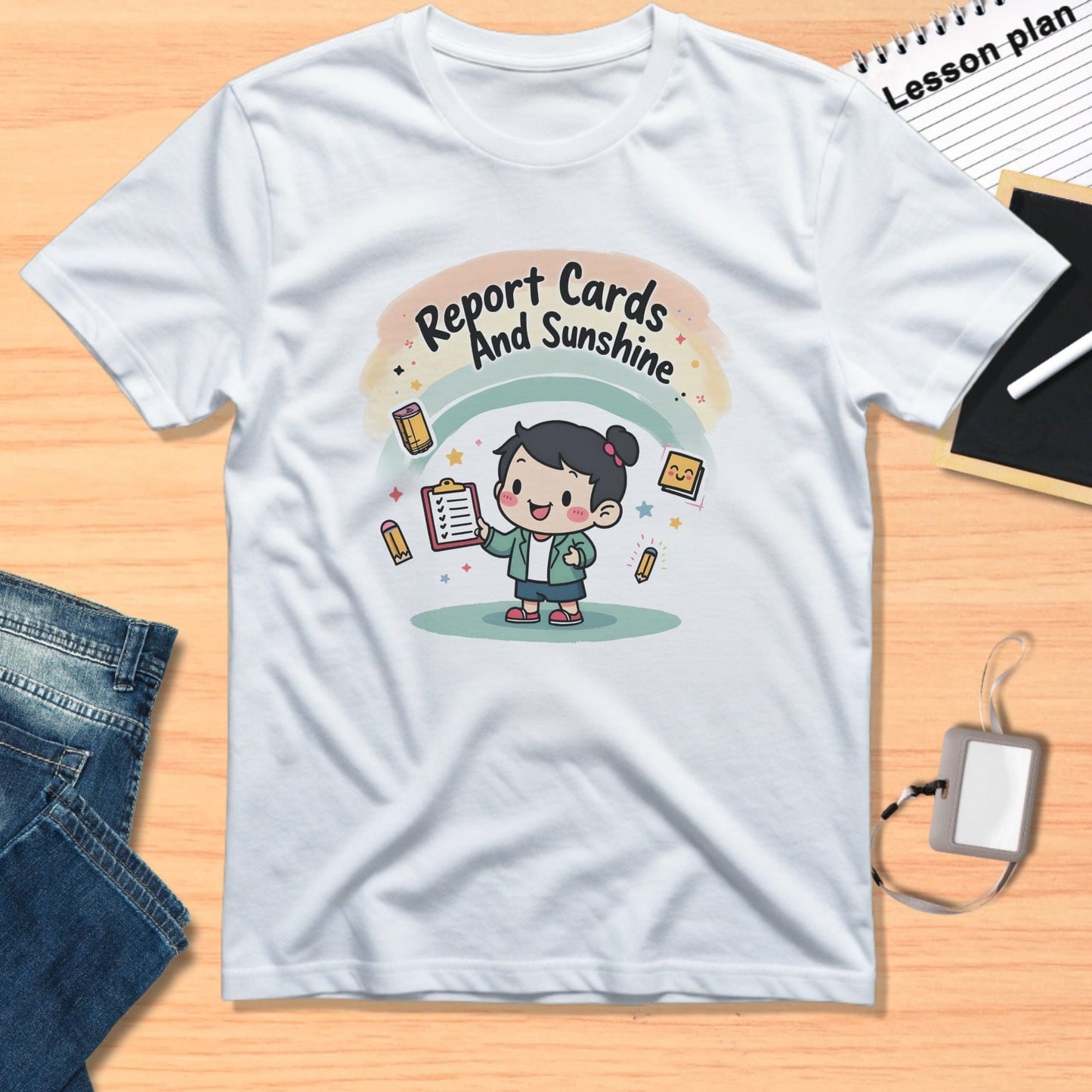 Report Cards And Sunshine Graphic T-shirt