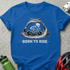 Born to Ride Skeleton Theme Cyclist Shirt
