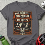 The Correct Number of Bikes Is N+1 Cycling Shirt