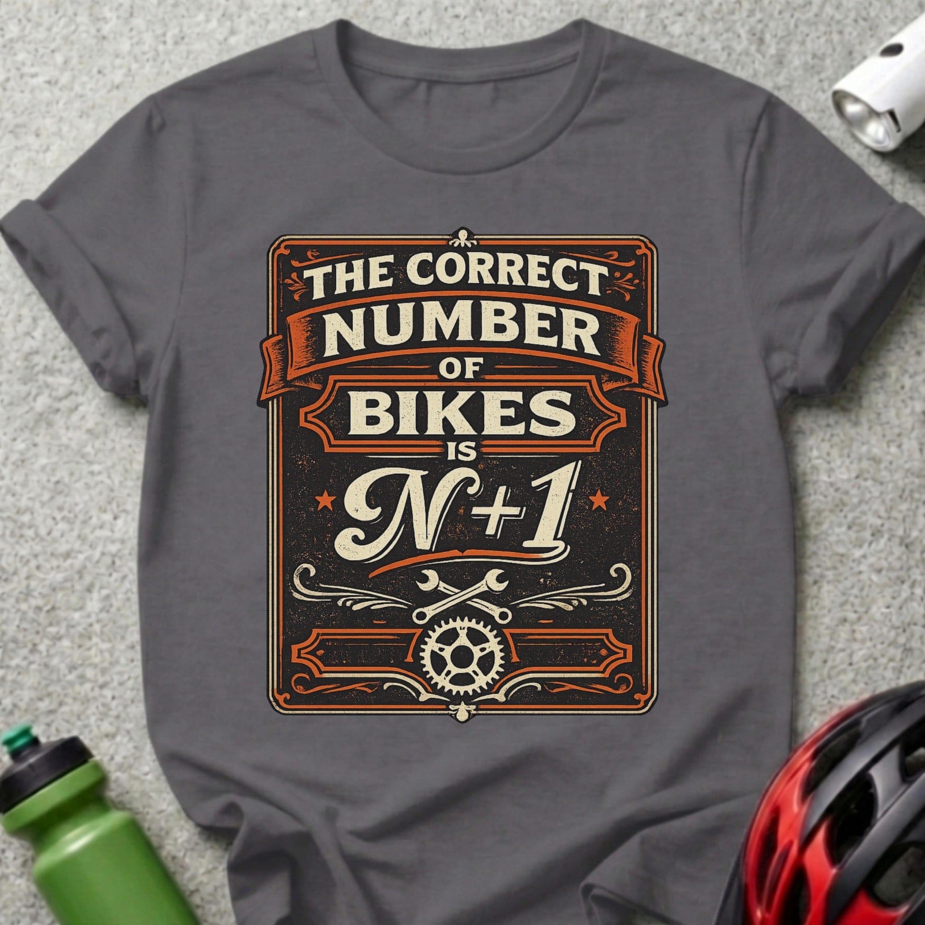 The Correct Number of Bikes Is N+1 Cycling Shirt