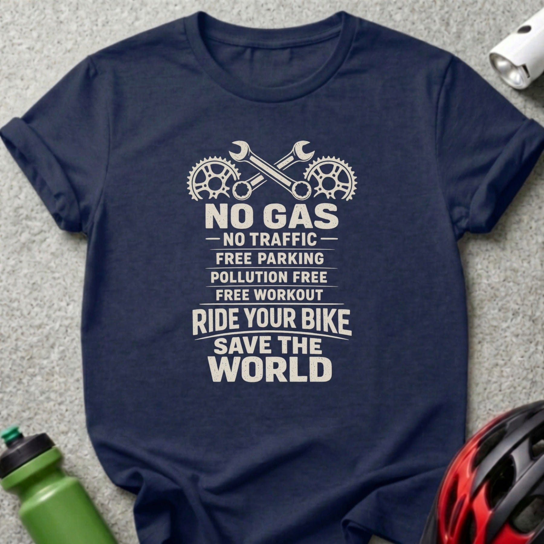 No Gas Ride Your Bike Save The World product type