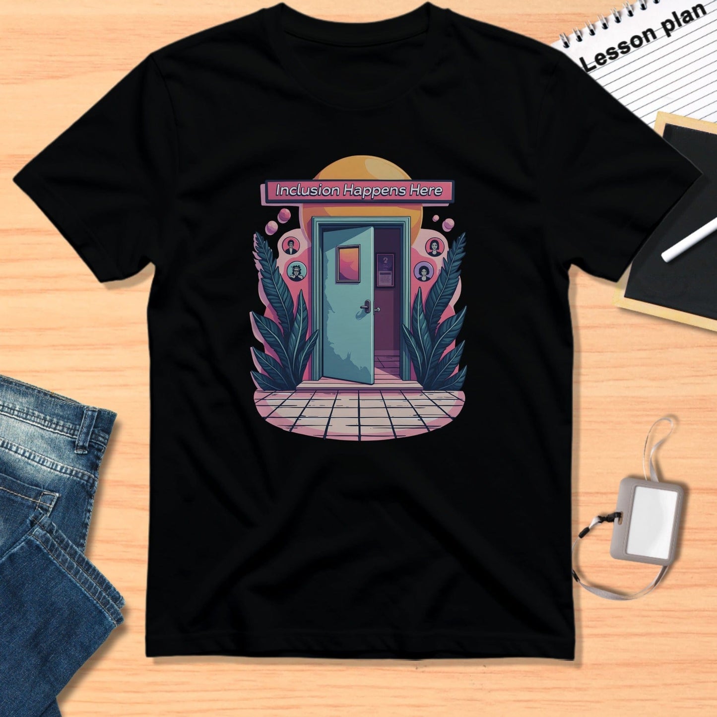 Inclusion Happens Here Doorway T-Shirt