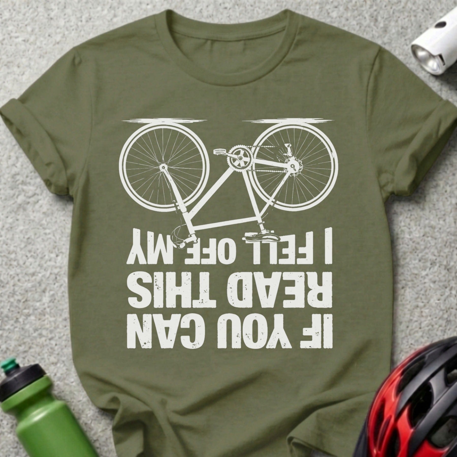 If You Can Read This I Fell Off My Bike T-shirt