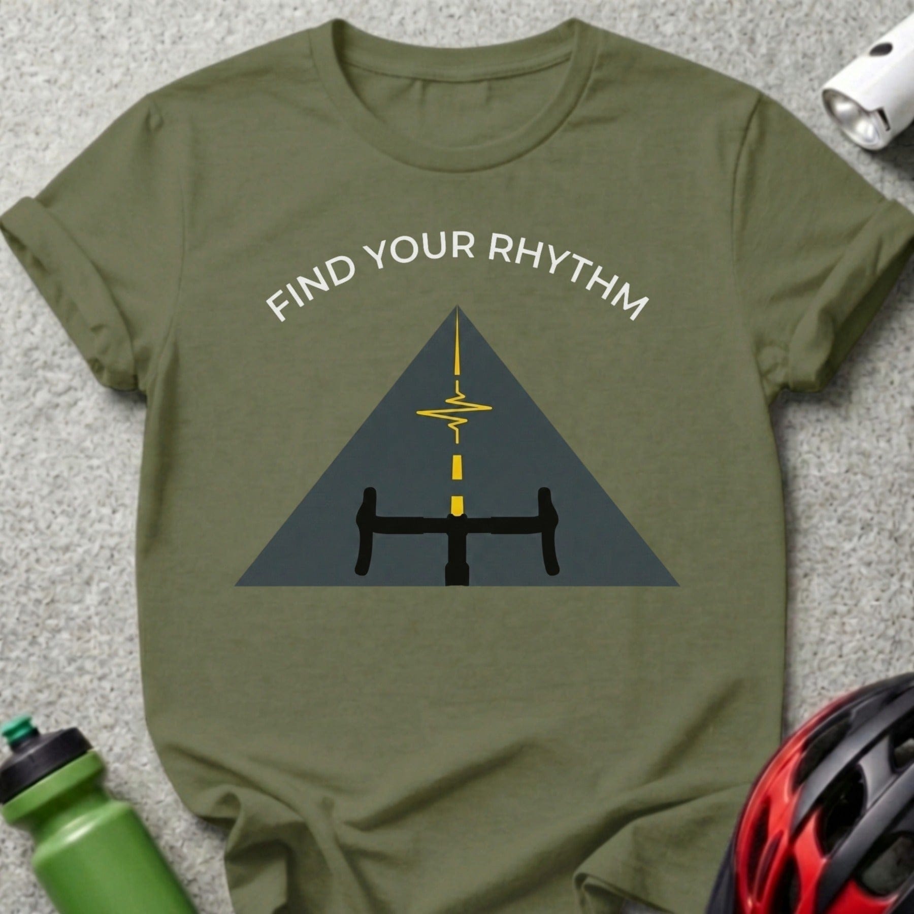 Find Your Rhythm Design Cycling T-Shirt