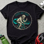 Death Not Today Skeleton Cyclist T-Shirt Unique Graphic