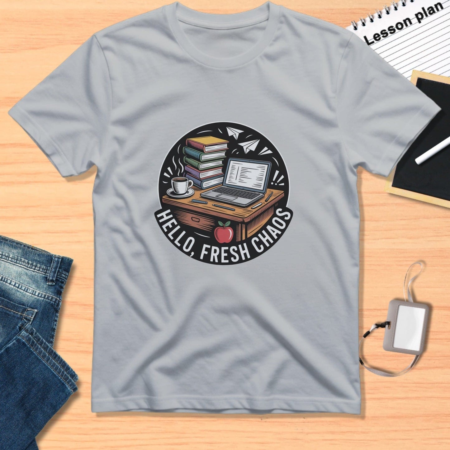 Hello Fresh Chaos Graphic T Shirt for Daily Wear