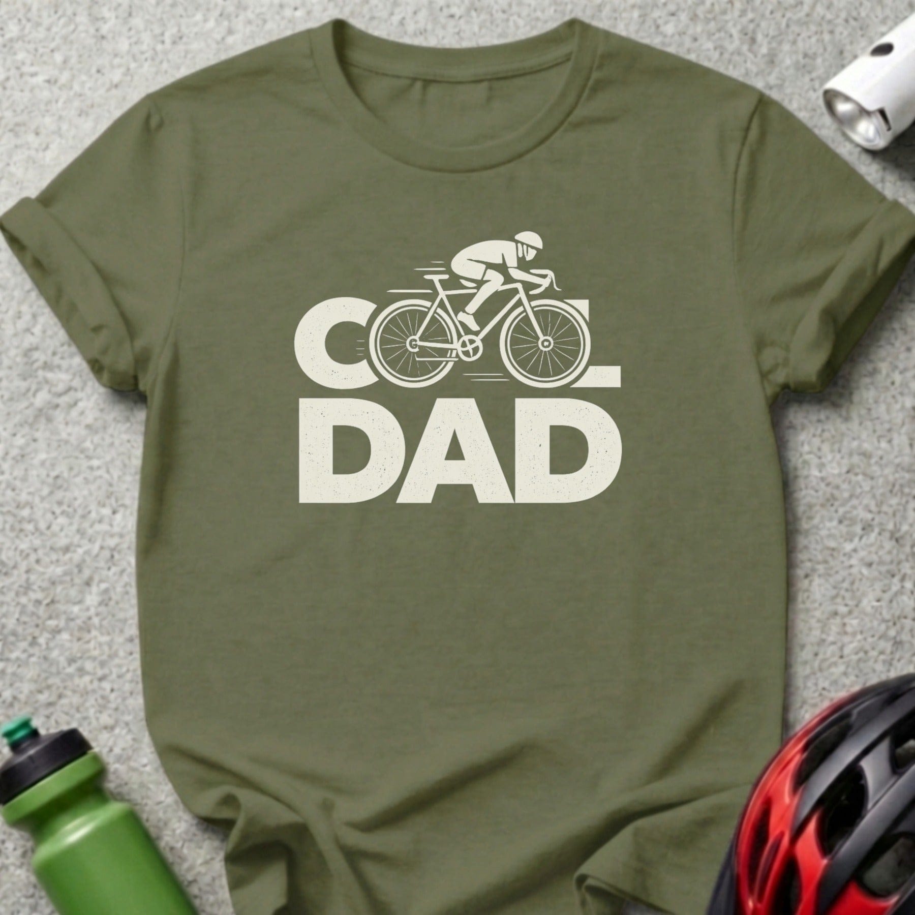 Cool Dad Bicycle Graphic Tee Ideal for Cyclists
