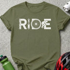 Ride Bicycle Graphic Tee Shirt for Casual Wear