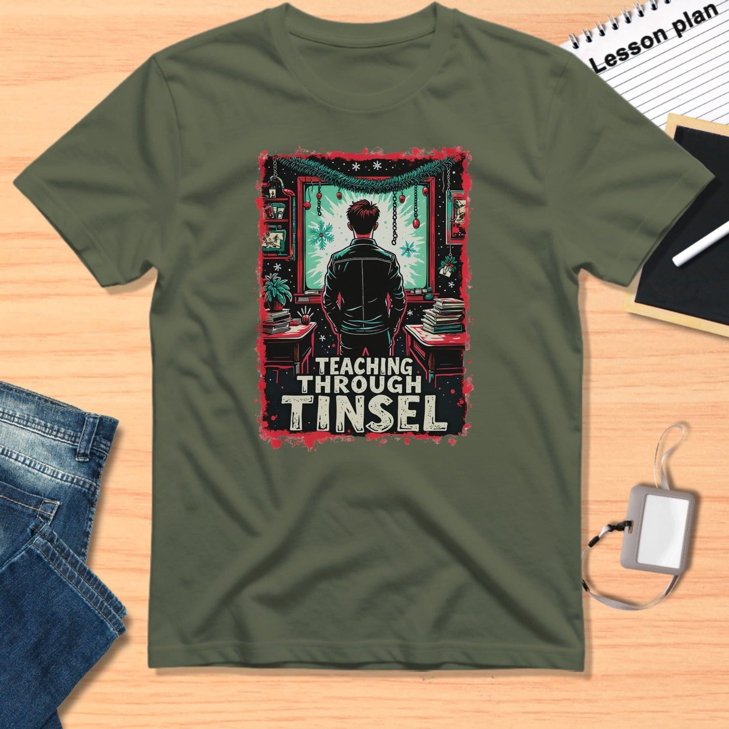 Teaching Through Tinsel Graphic Tee