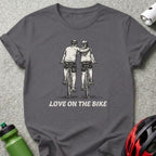 Love on the Bike Graphic T-shirt Casual Shirt