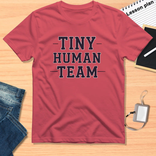 TINY HUMAN TEAM Graphic Humor Casual T-Shirt product