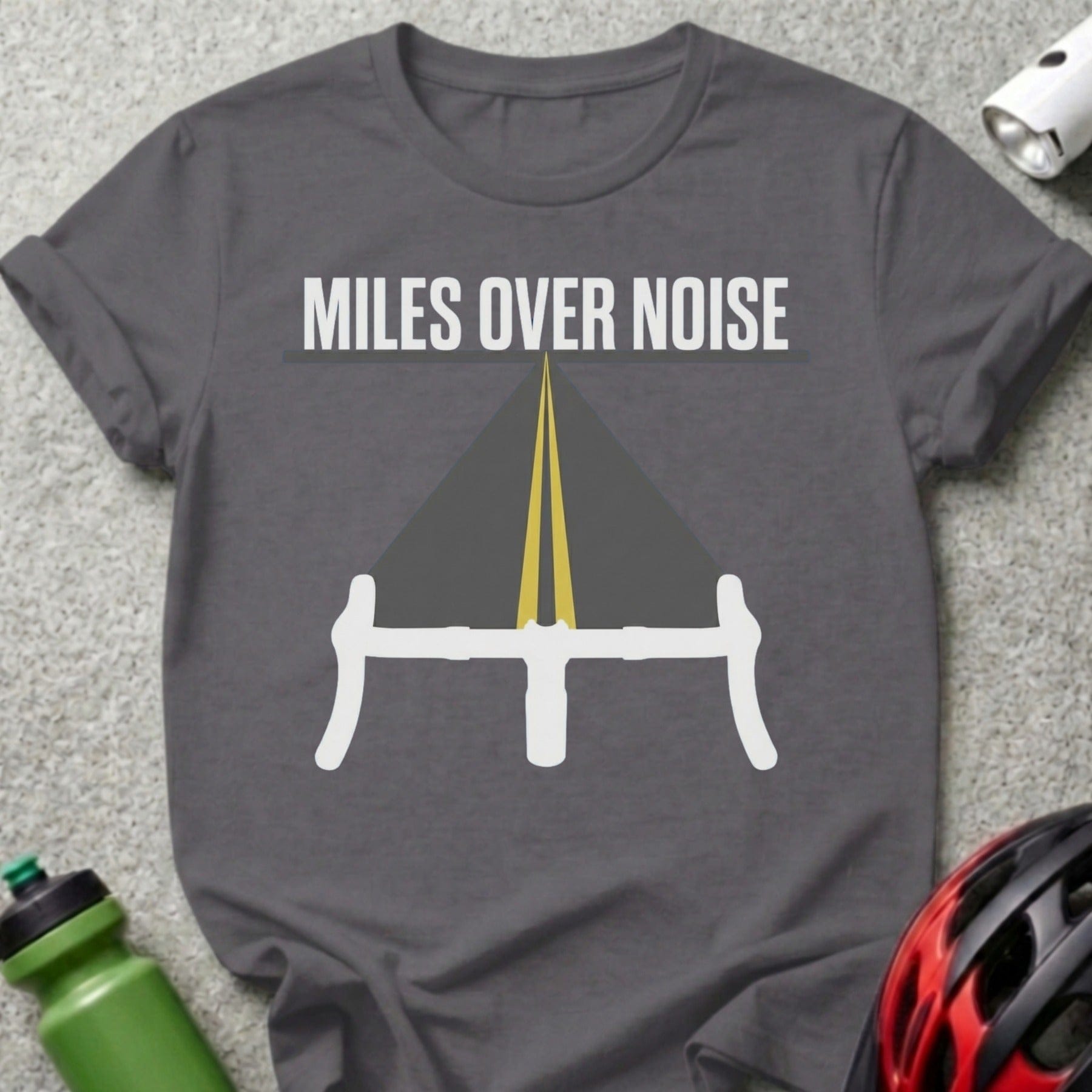 Miles Over Noise Graphic Cycling T-Shirt