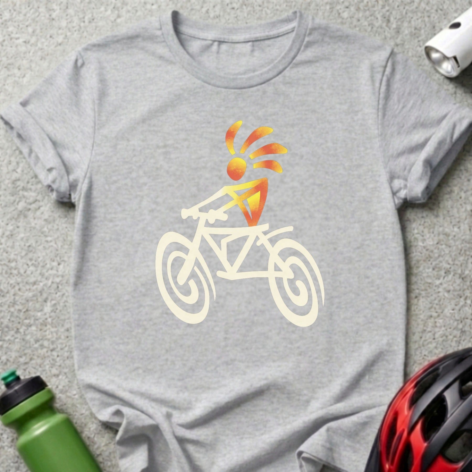 Unique Bike Rider Graphic T-Shirt Ideal for Cycling Fans