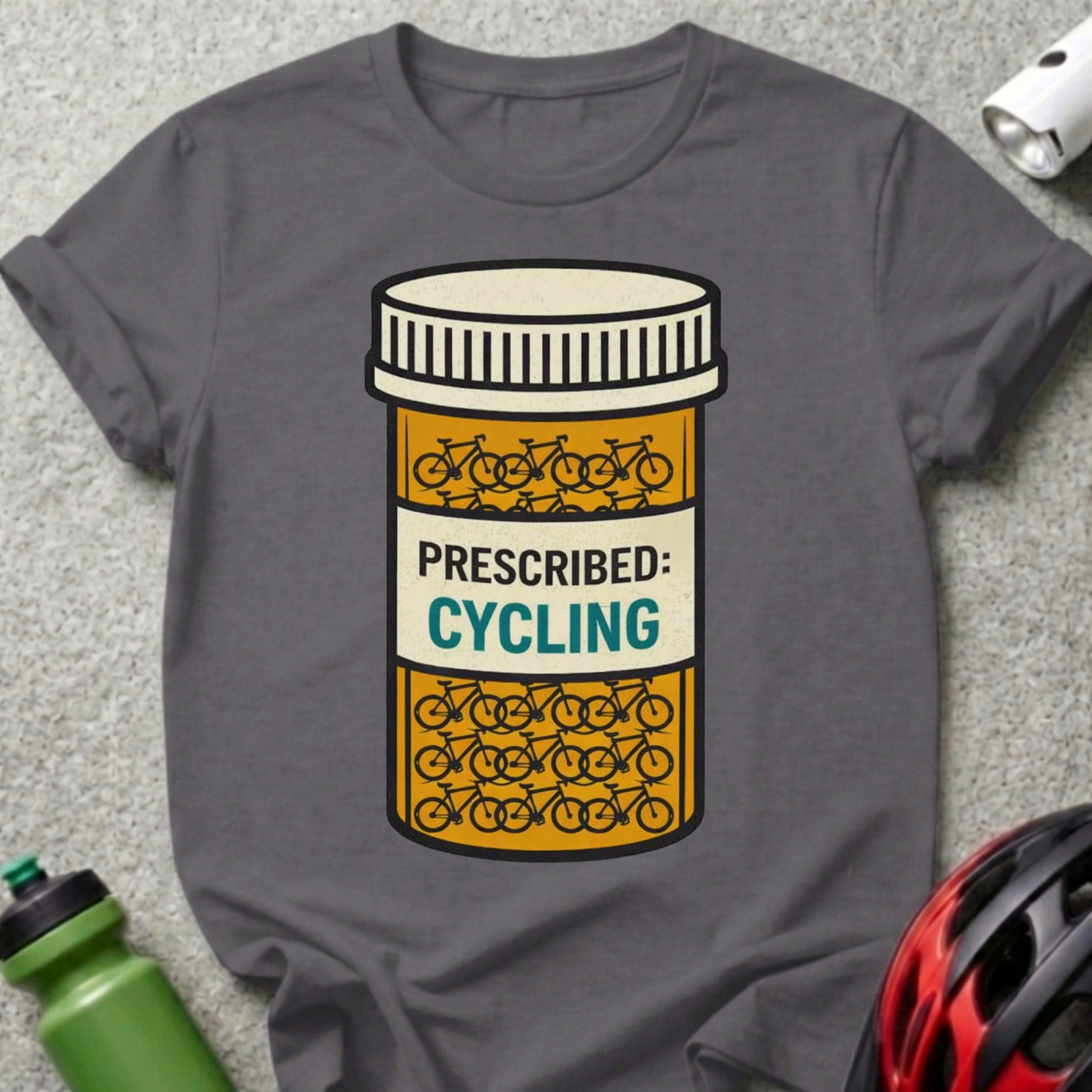 Prescribed Cycling T-Shirt Unique Bicycle Design