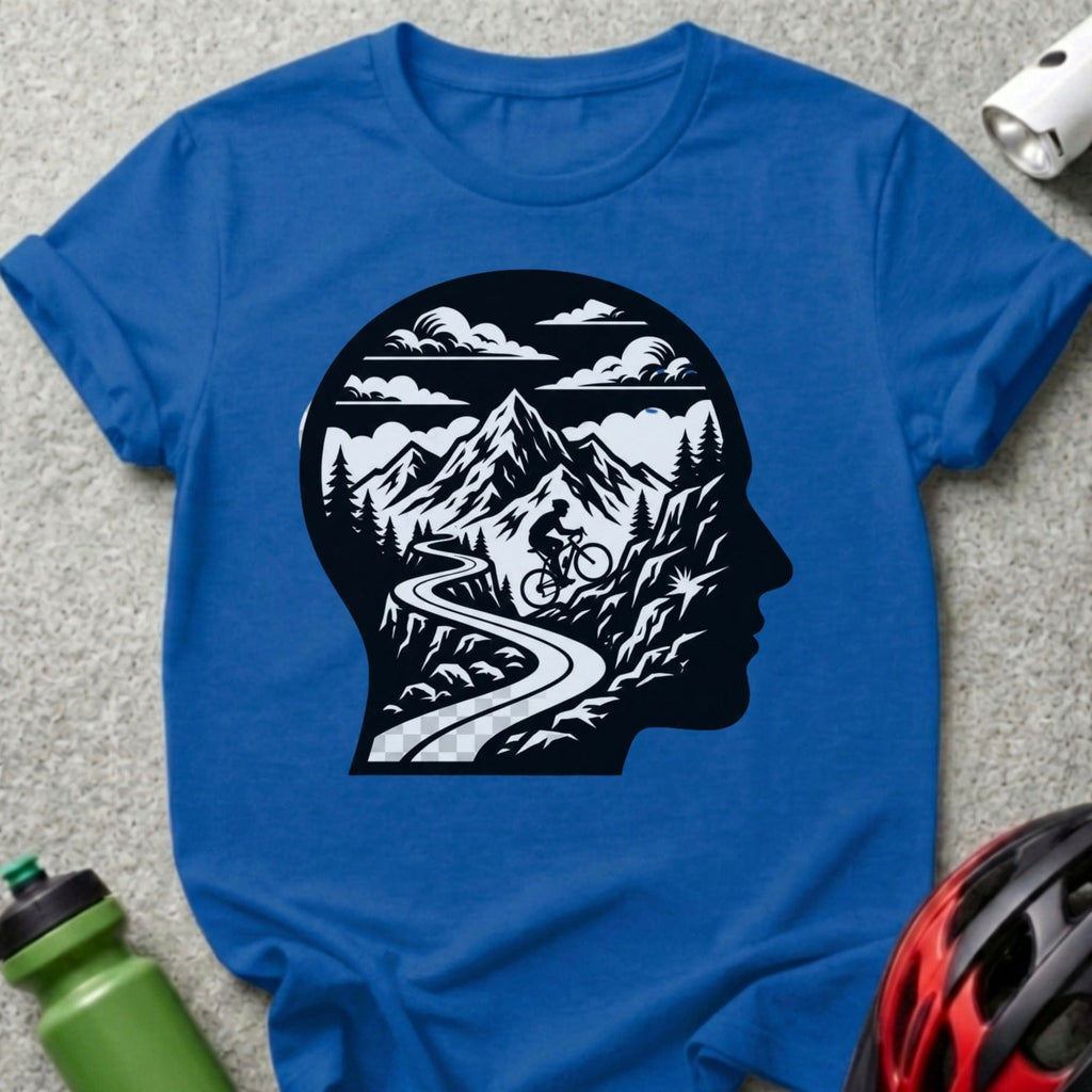 Mountain Biking Adventure Graphic Tee Shirt