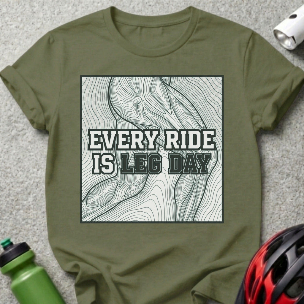 Every Ride Is Leg Day Graphic T-Shirt