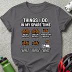 Things I Do In My Spare Time Bicycle Lover Shirt