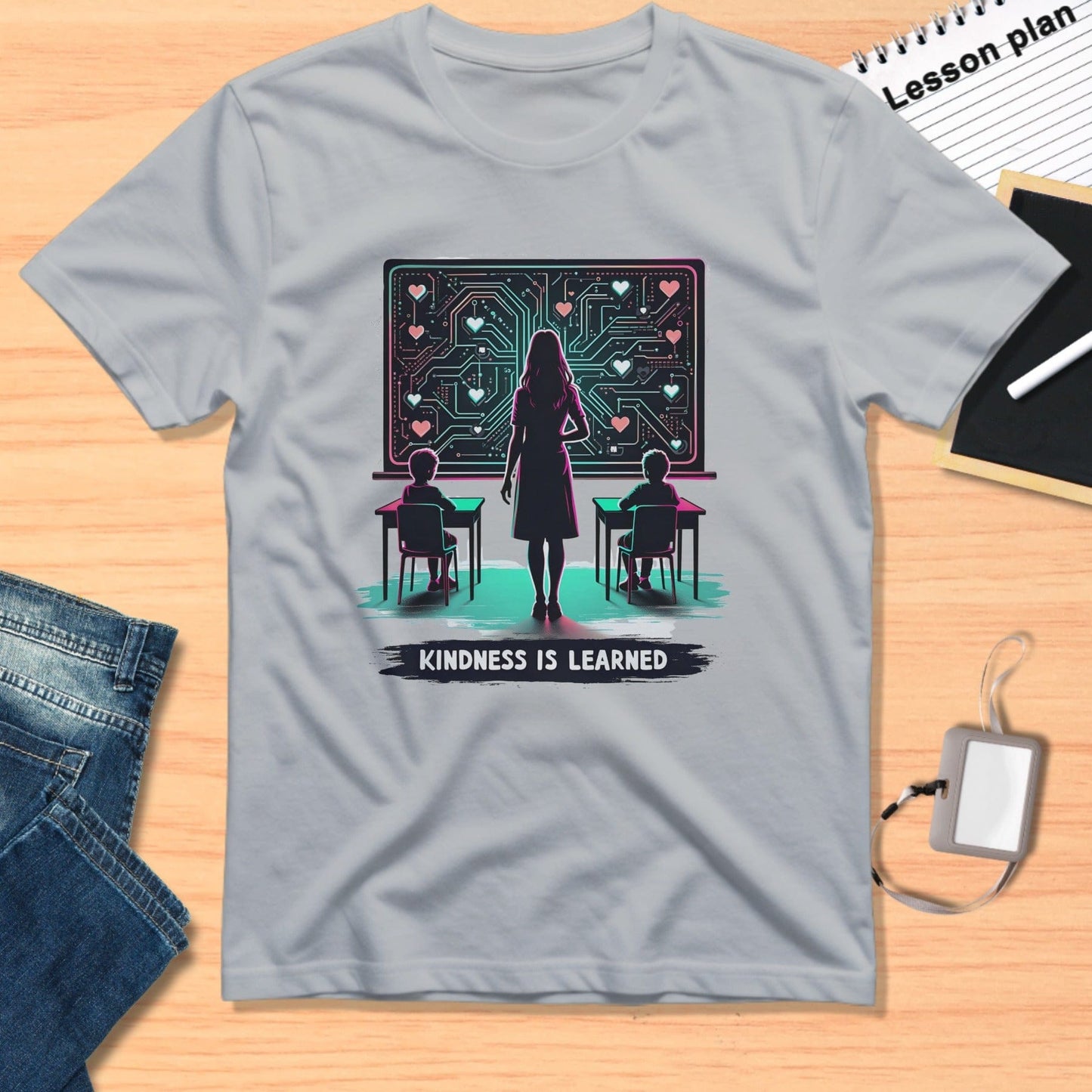Kindness Is Learned Geeky Electronic Art Shirt