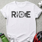 RIDE Design with Bicycle Graphics T-Shirt