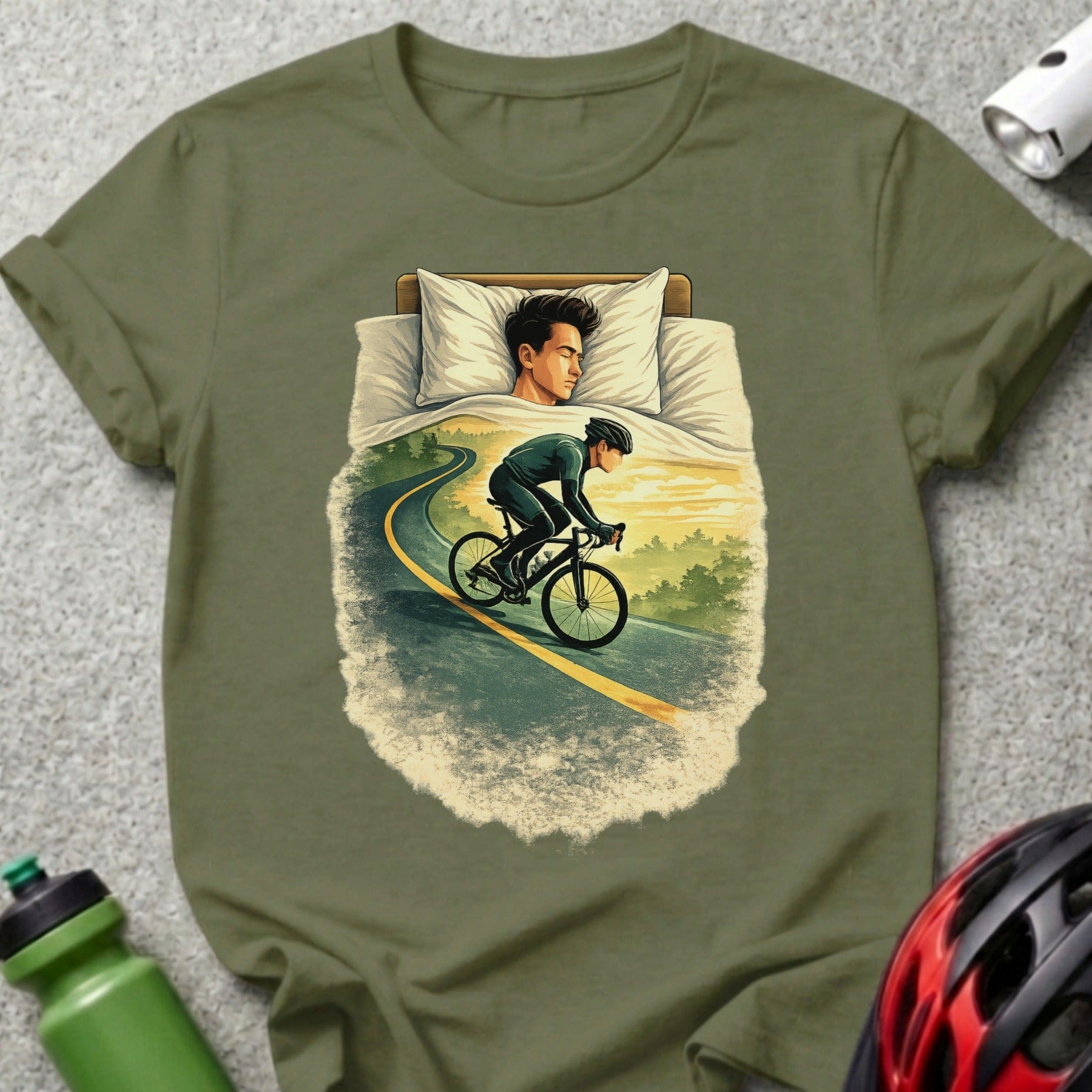 Dream Cyclist Design Graphic T-Shirt for Enthusiasts