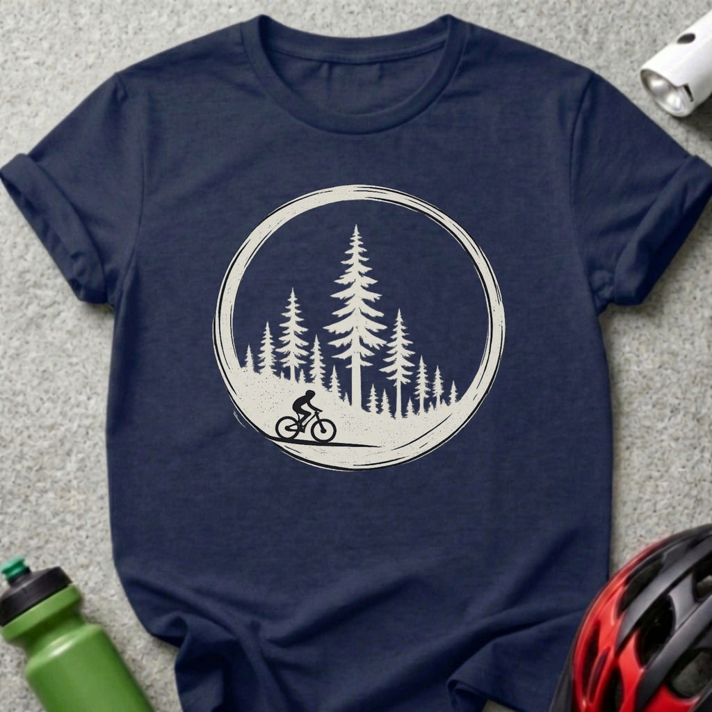 Forest Cycling Adventure Graphic Tee