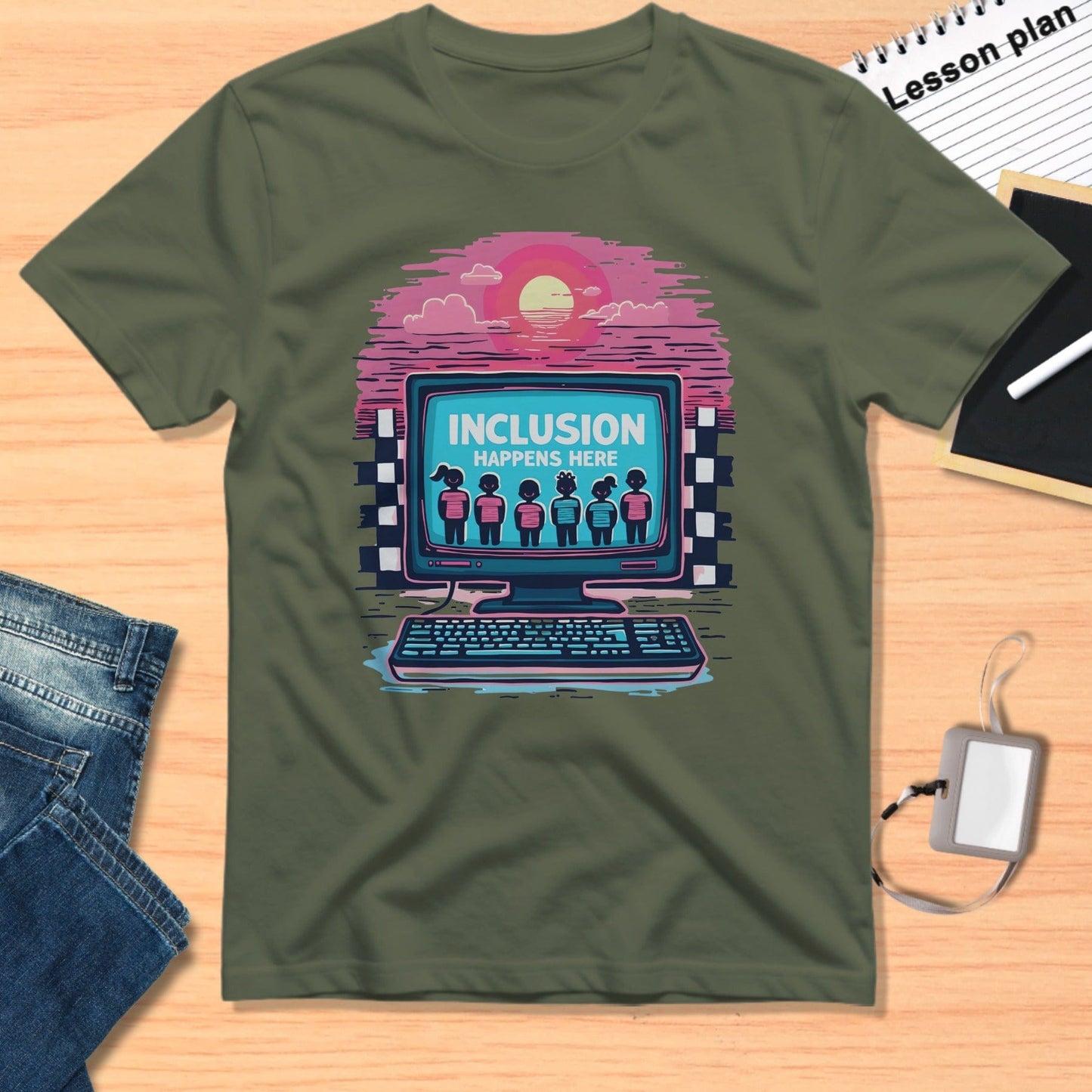 Inclusion Happens Here Community T-Shirt