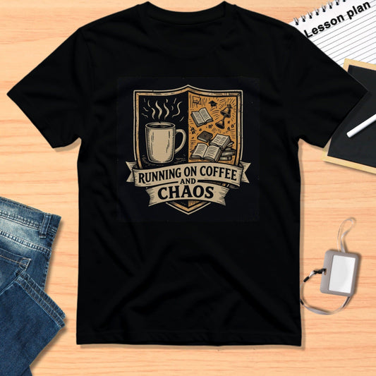 Running On Coffee And Chaos Graphic Tee