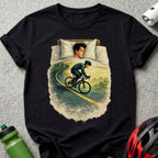 Dreaming Cyclist Riding on Open Road T-Shirt